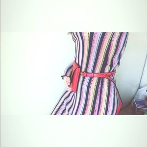 Belt Bag (Red) with studded belt ZARA